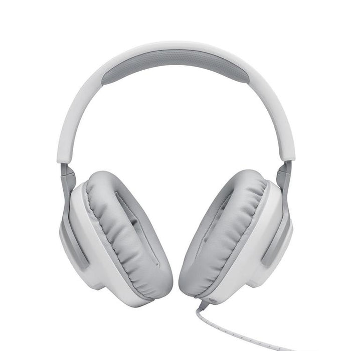 JBL Quantum 100 | Casque de jeu filaire circum-auriculaire - Blanc-SONXPLUS Lac St-Jean