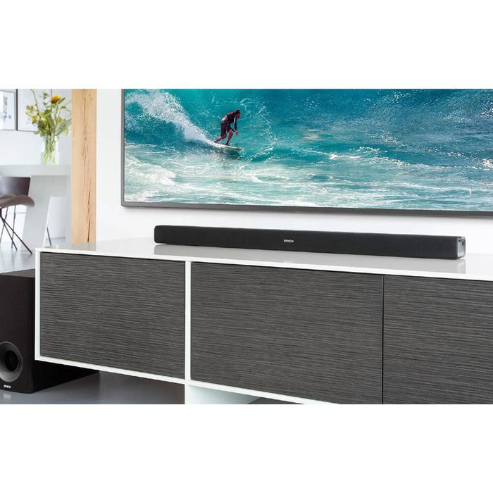 Denon DHT-S316 | Système de Barre de son Cinéma maison - 2.1 canaux - Bluetooth - Caisson de graves sans fil - Noir-SONXPLUS Lac St-Jean