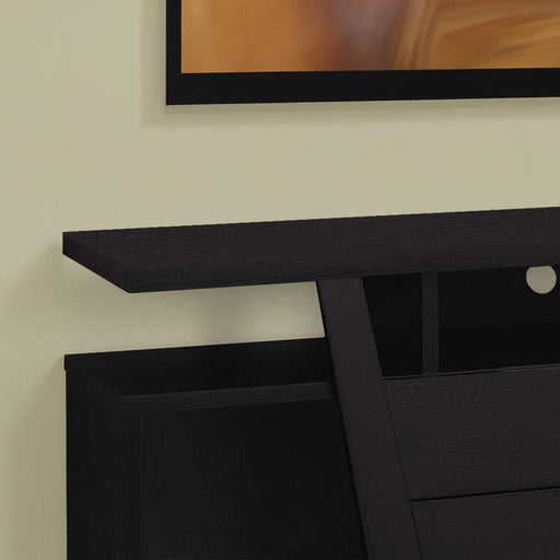 Monarch Specialties I2720 | TV Stand - 60" - 2 Storage Drawers - Espresso-SONXPLUS Lac St-Jean