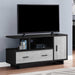 Monarch Specialties I2804 | TV stand - 48" - 1 Drawer - 1 Cabinet - Grey and Black-SONXPLUS Lac St-Jean