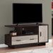 Monarch Specialties I2805 | TV stand - 48" - 1 Drawer - 1 Cabinet - Espresso/Taupe-SONXPLUS Lac St-Jean