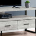 Monarch Specialties I2821 | TV Stand - 60" - 3 Drawers - Grey-SONXPLUS Lac St-Jean