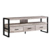 Monarch Specialties I2822 | TV stand - 60" - 3 Drawers - Taupe-SONXPLUS Lac St-Jean