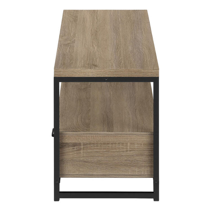 Monarch Specialties I2872 | TV stand - 48" - 2 Storage drawers - Dark taupe-SONXPLUS Lac St-Jean