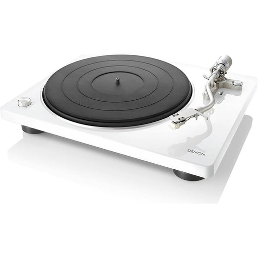 Denon DP-400 | Hi-Fi turntable - Automatic speed sensor - "S" speed arm - White-SONXPLUS Lac St-Jean