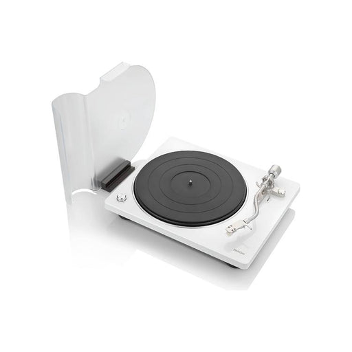 Denon DP-400 | Hi-Fi turntable - Automatic speed sensor - "S" speed arm - White-SONXPLUS Lac St-Jean