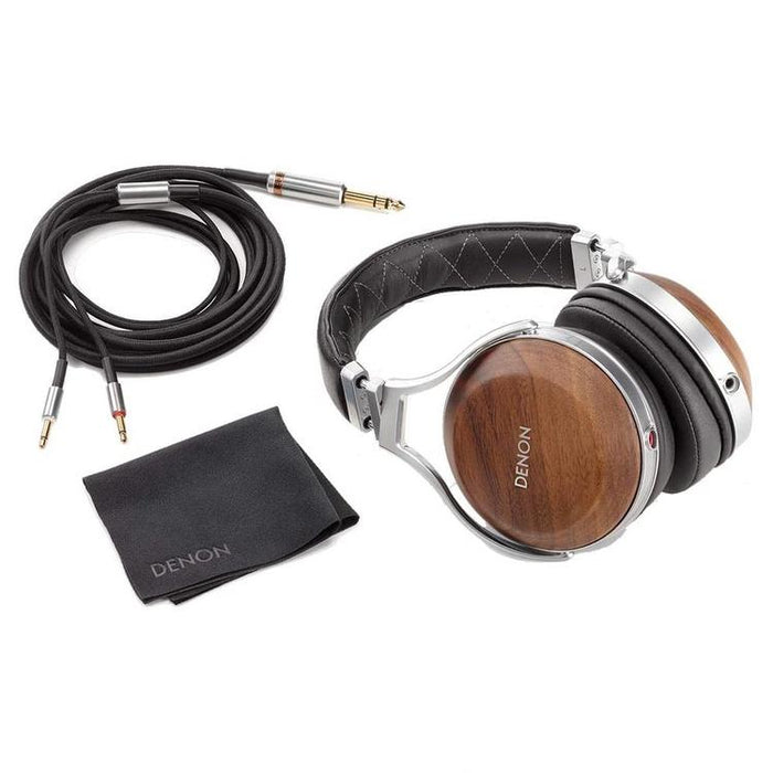 Denon AH-D7200 | Écouteur filaire circum-auriculaire - Performances Audiophiles - Coques en Noyer - Câble amovible en cuivre pur-SONXPLUS Lac St-Jean