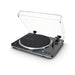 Audio-Technica AT-LP70XBTBS | Table tournante Stéréo - Sans fil - Bluetooth - Entraînement par courroie - Entièrement automatique - Noir/Argent | 02 | Sonxplus Lac St-Jean
