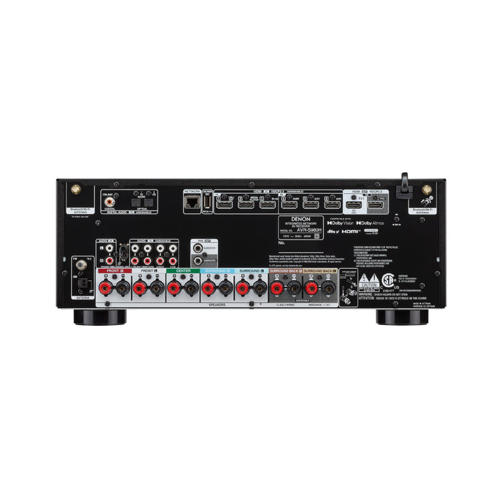 Denon AVR-S980H | AV Receiver - 7.2-channel amplification - Home Theater - 8K - HEOS - Black | 04 | Sonxplus Lac St-Jean