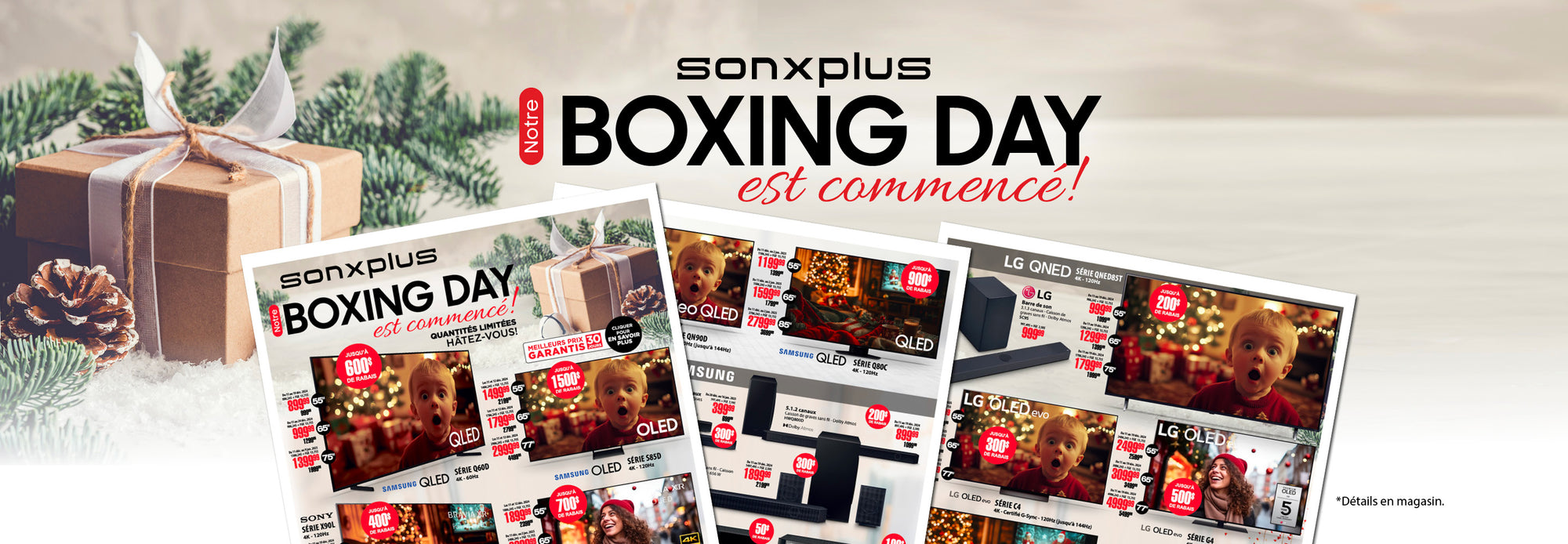 Flyer Boxing Day 2024 | SONXPLUS Lac St-Jean