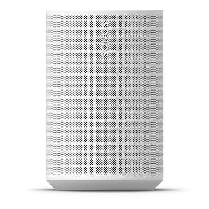 Sonos Era 100 SL | Compact speaker - Touchscreen - Wi-Fi - White | Front view with logo | Sonxplus Lac St-Jean
