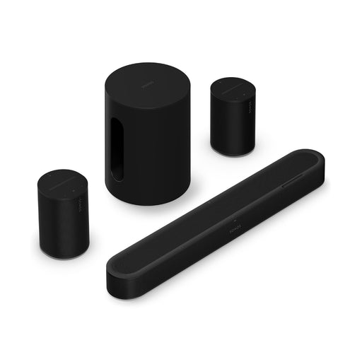Sonos | Immersive System with Beam Ultra + Sub Mini + 2 Era 100 - Black | 01 | Sonxplus Lac St-Jean