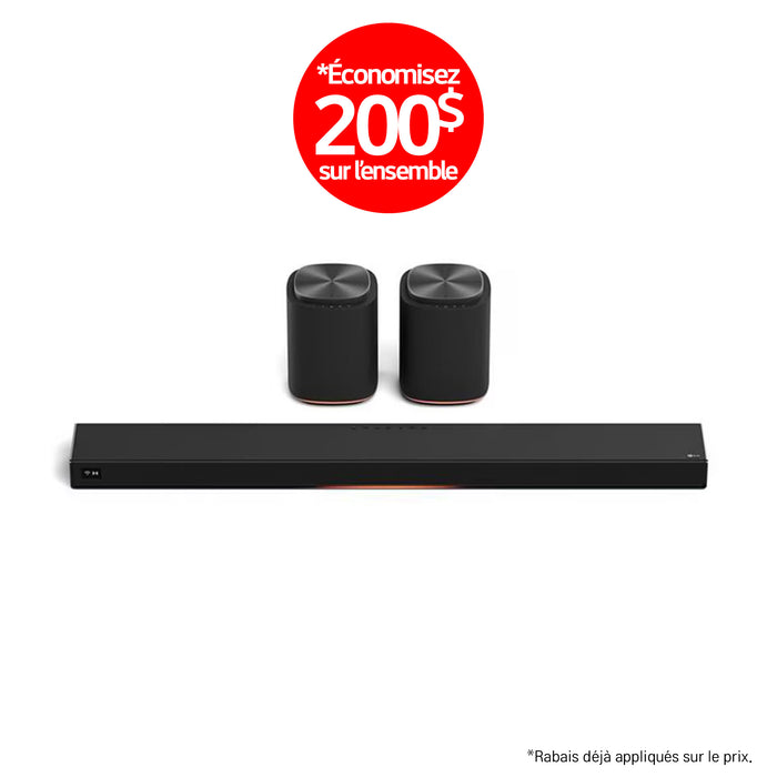 LG Sound Suite | Immersive suite 7 - Barre de son H7+2M7 | 01 | Sonxplus Lac St-Jean