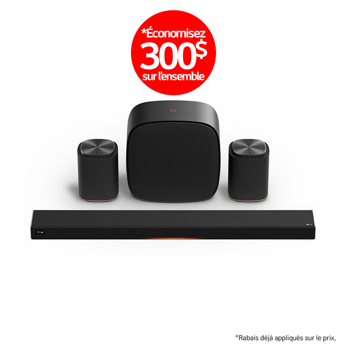 LG Sound Suite | Immersive suite 7 Pro - Barre de son H7+2M7+W7 | 01 | Sonxplus Lac St-Jean