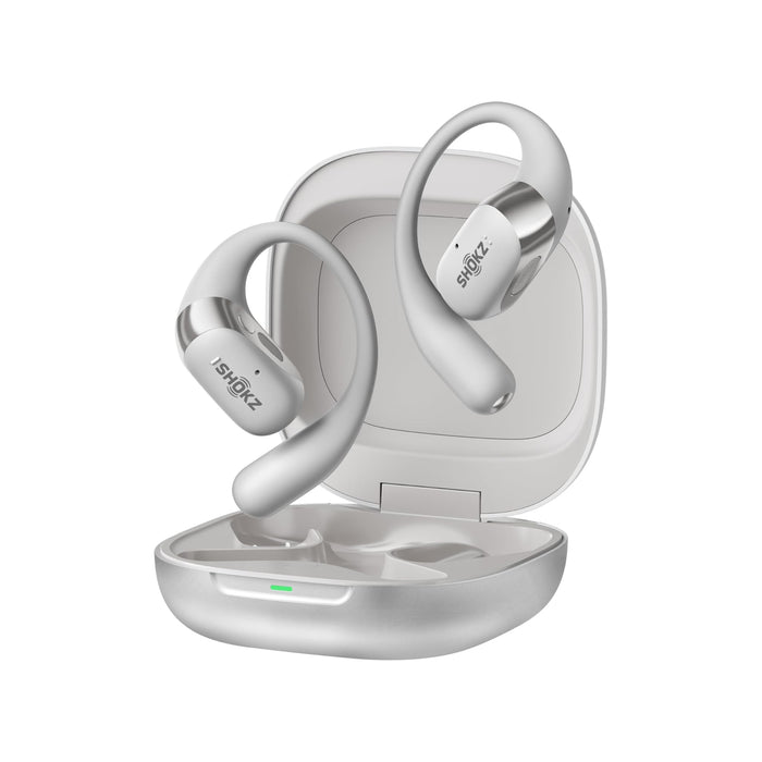 SHOKZ OpenFit 2+ | Open-Ear Headphones - Up to 48 Hours of Playtime - Bluetooth - Gray | 01 | Sonxplus Lac St-Jean