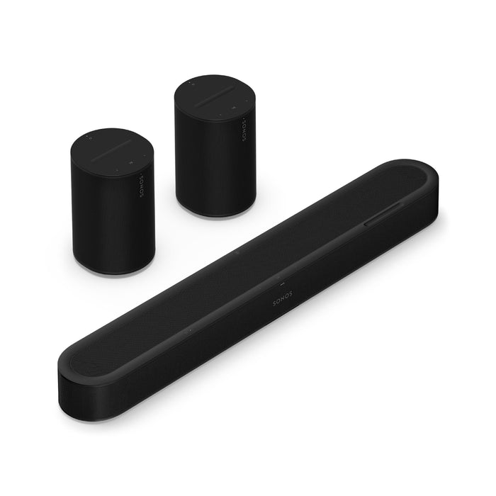 Sonos | Surround Sound System with Beam Ultra + 2 Era 100 - Black | 01 | Sonxplus Lac St-Jean