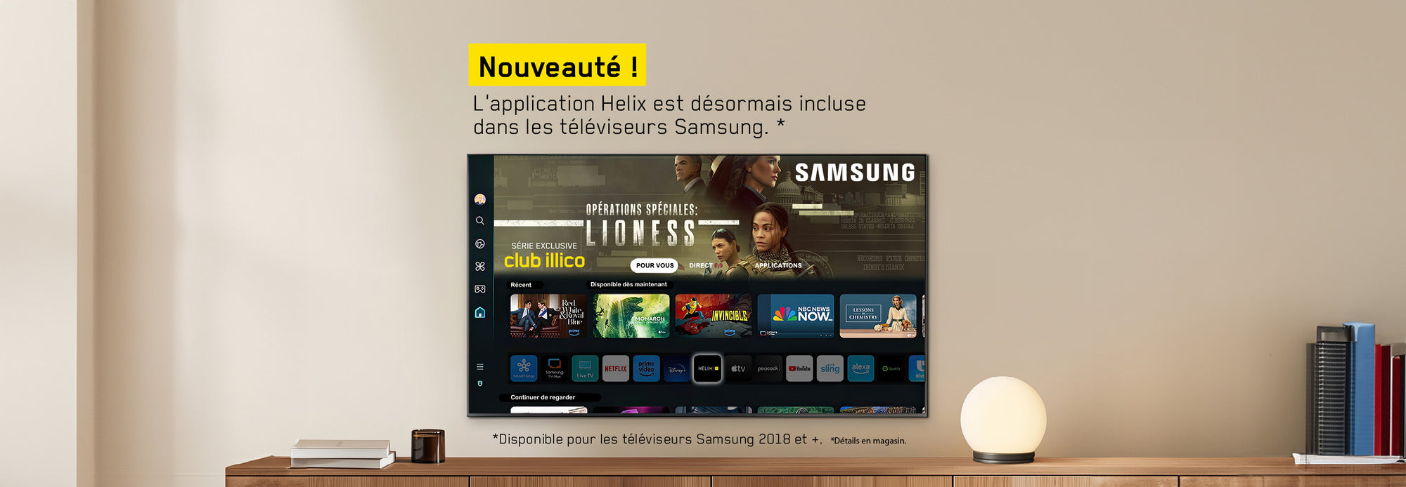 Application Helix avec Samsung | SONXPLUS Lac St-Jean