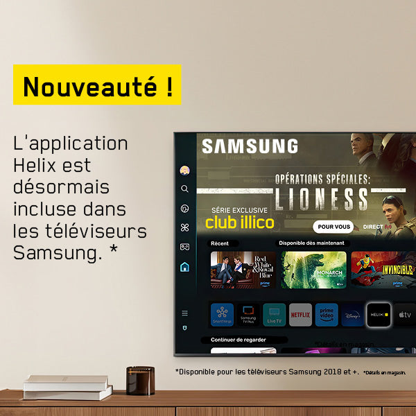 Application Helix avec Samsung | SONXPLUS Lac St-Jean