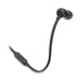 JBL Tune 110 | Wired In-Ear Headphones - With 1 Button Remote Control - Microphone - Black-SONXPLUS.com