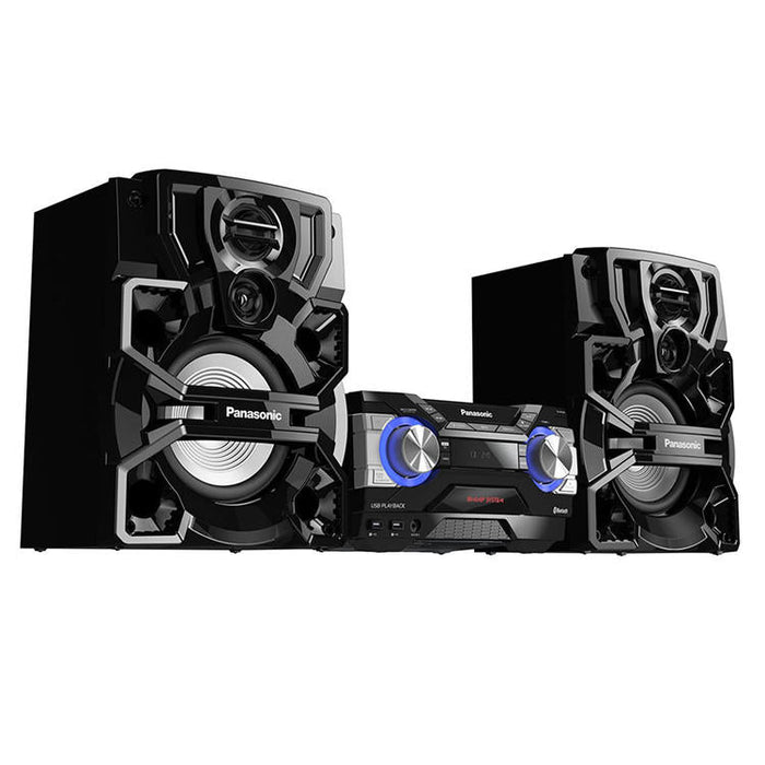 Panasonic SC-AKX640K | Chaîne Stéréo CD - Bluetooth - AIRQUAKE BASS - Bi-Amp - DJ Jukebox - Éclairage LED multicolore-SONXPLUS Lac St-Jean