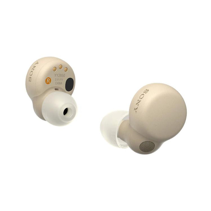 Sony WFLS900N | Écouteurs intra-auriculaires - LinkBuds - 100% Sans fil - Bluetooth - Microphone - Suppression active du bruit - Crème-SONXPLUS.com