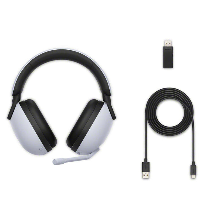 Sony WHG900N/W | Écouteurs circum-auriculaires INZONE H9 - Pour Gamer - Sans fil - Bluetooth - Suppression active du bruit - Blanc-SONXPLUS.com