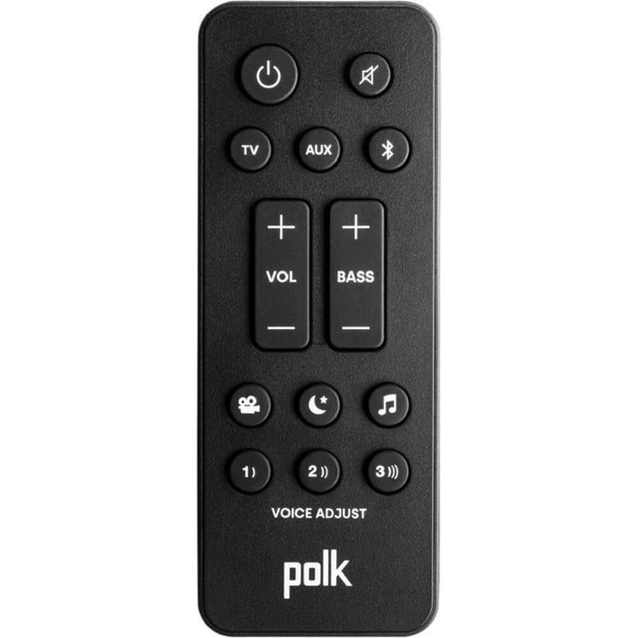 Polk Signa S4 | 3.1.2 Soundbar Dolby Atmos Certified - With Wireless Subwoofer - Bluetooth - Home Theater Experience - Voice Adjust - Black-SONXPLUS Lac St-Jean