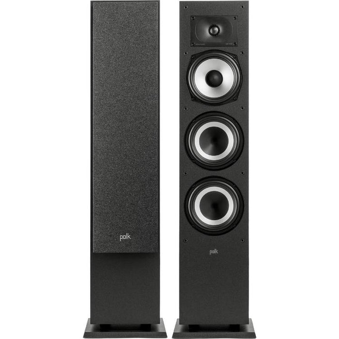 Polk Monitor XT60 | Floorstanding Speakers - Tower - Hi-Res Audio Certified - Black - Pair-SONXPLUS Lac St-Jean