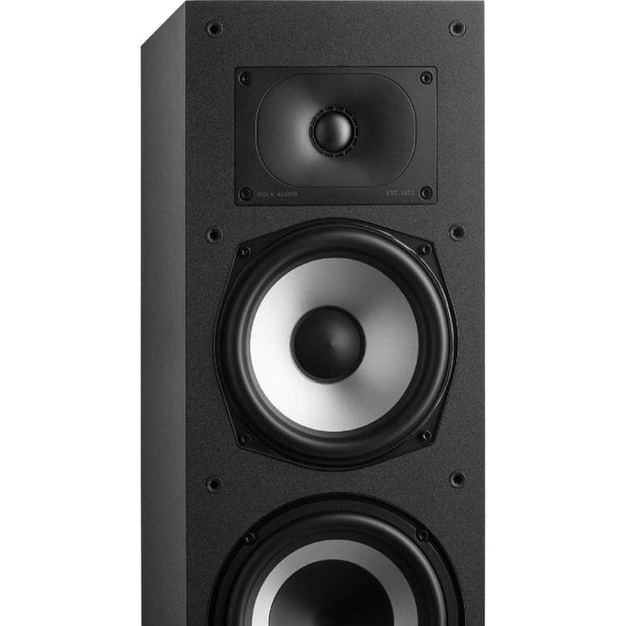 Polk Monitor XT60 | Haut-parleurs de plancher - Tour - Certifié Hi-Res Audio - Noir - Paire-SONXPLUS Lac St-Jean