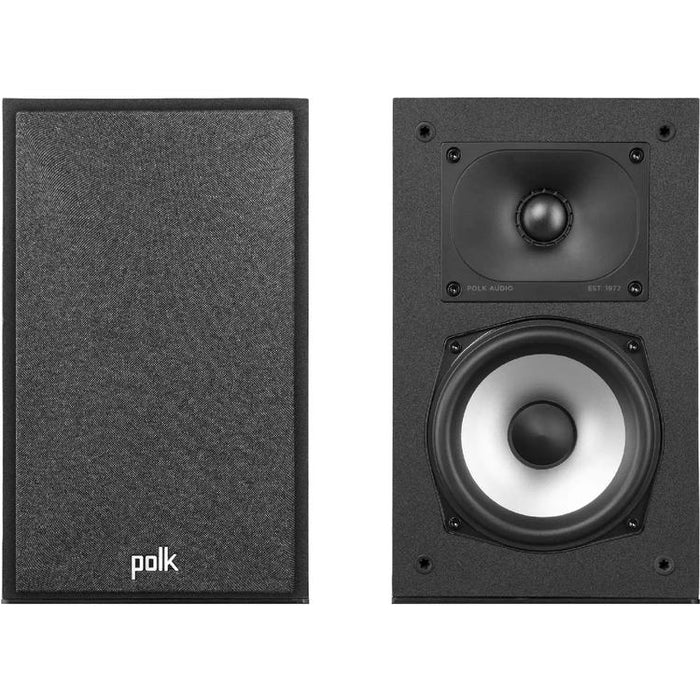 Polk Monitor XT15 | Ensemble d'Haut-parleurs de bibliothèque - Certifié Hi-Res Audio - Compact - Noir - Paire-SONXPLUS Lac St-Jean