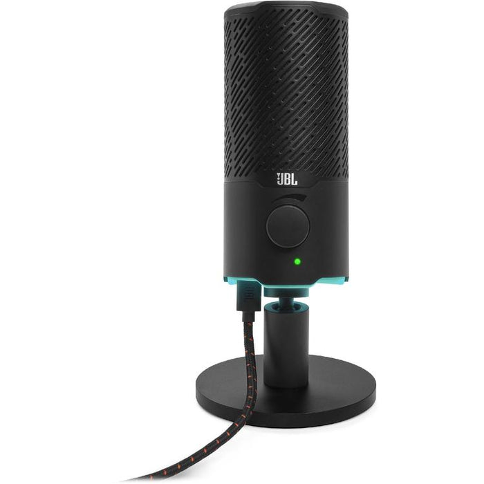 JBL Quantum Stream | Microphone - Filaire - Double condensateur - USB - Noir-SONXPLUS Lac St-Jean