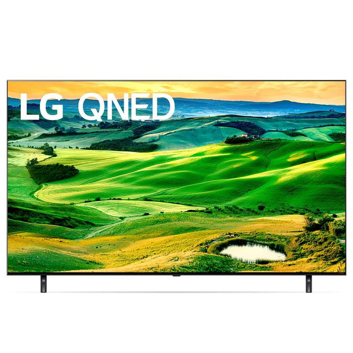 LG 65QNED80UQA | 65" QNED 4K Smart TV - Quantum dot NanoCell - QNED80 Series - HDR - IA a7 Gen5 4K Processor - Black-Sonxplus Lac St-Jean