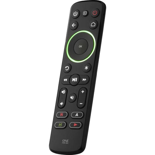 One for All URC7935R | Smart universal remote control for TV, streaming device and soundbar - Smart Series - Black-SONXPLUS Lac St-Jean