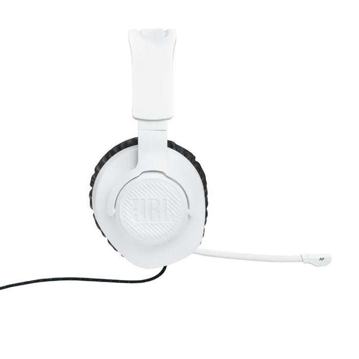 JBL Quantum 100P | Wired circumaural gaming headset - For Playstation - White/Blue-SONXPLUS Lac St-Jean