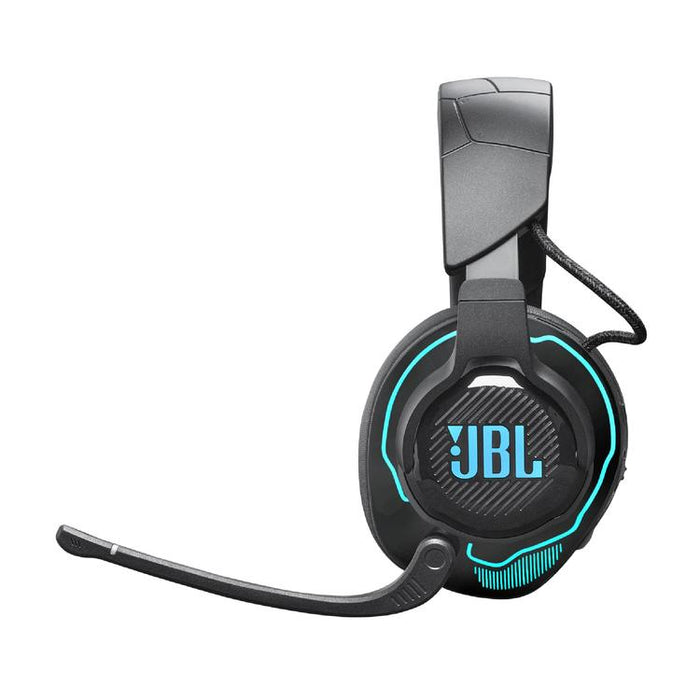 JBL Quantum 910 | Casque de jeu Pro circum-auriculaire - Sans Fil - Éclairage RGB - Réduction de bruit - Noir-SONXPLUS Lac St-Jean