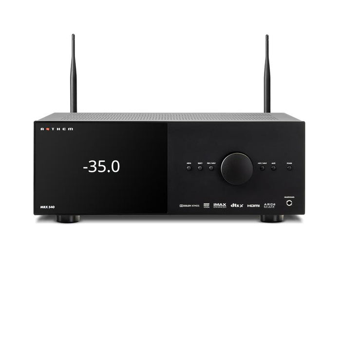 Anthem MRX 540 8K | Home Theater Receiver - 7.2 Channel Preamplifier and 5 Channel Amplifier - 100 W - Black-SONXPLUS Lac St-Jean