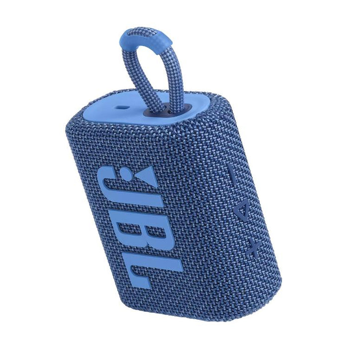 JBL Go 3 Eco | Mini Speaker - Ultra-portable - Bluetooth - IP67 - Blue-SONXPLUS Lac St-Jean