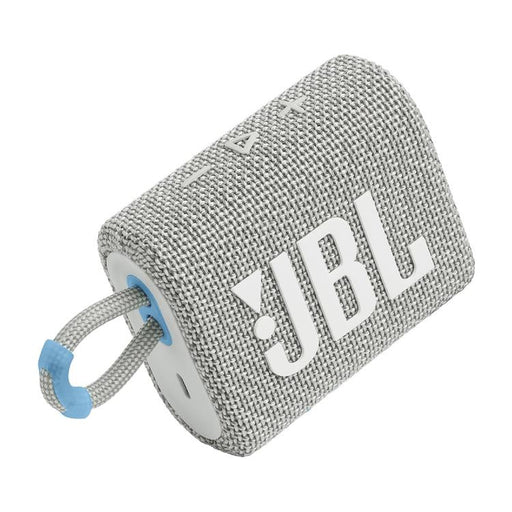 JBL Go 3 Eco | Mini Haut-parleur - Ultra-portable - Bluetooth - IP67 - Blanc-SONXPLUS Lac St-Jean