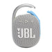 JBL Clip 4 Eco | Speaker - Ultra-portable - Waterproof - Bluetooth - Integrated carabiner - White-SONXPLUS Lac St-Jean