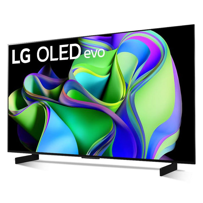 LG OLED42C3PUA | Téléviseur intelligent 42" OLED evo 4K - Série C3 - HDR - Processeur IA a9 Gen6 4K - Noir-SONXPLUS Lac St-Jean