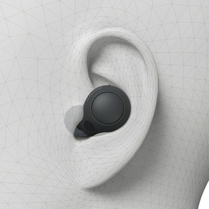 Sony WFC700N | Ecouteurs sans fil - Microphone - Intra-Auriculaires - Bluetooth - Reduction active du bruit - Noir-SONXPLUS Lac St-Jean