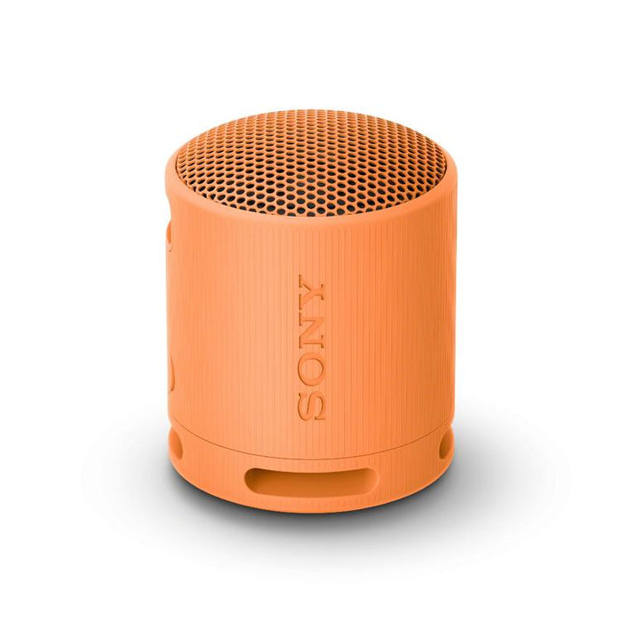 Sony SRS-XB100 | Haut-parleur portatif - Sans fil - Bluetooth - IP67 - Orange-SONXPLUS Lac St-Jean