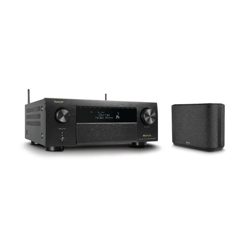 Denon AVRX4800H & HOME250 | 9.4 channel AV receiver and wireless speaker - 8K - Auro 3D - Home theater - HEOS - Black-SONXPLUS Lac St-Jean