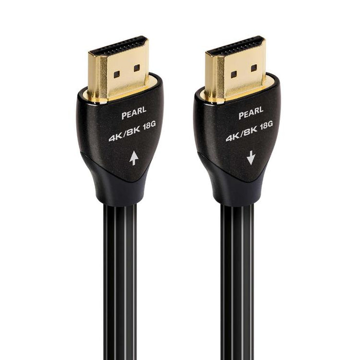 Audioquest Pearl | Câble HDMI actif - Transfert jusqu'à 8K Ultra HD - HDR - eARC - 18 Gbps - 10 Mètres-SONXPLUS Lac St-Jean