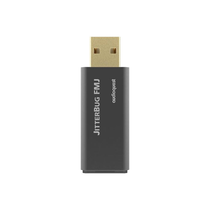 Audioquest JitterBug | Filtre de bruit USB - Full metal jacket - Noir-Sonxplus Lac St-Jean