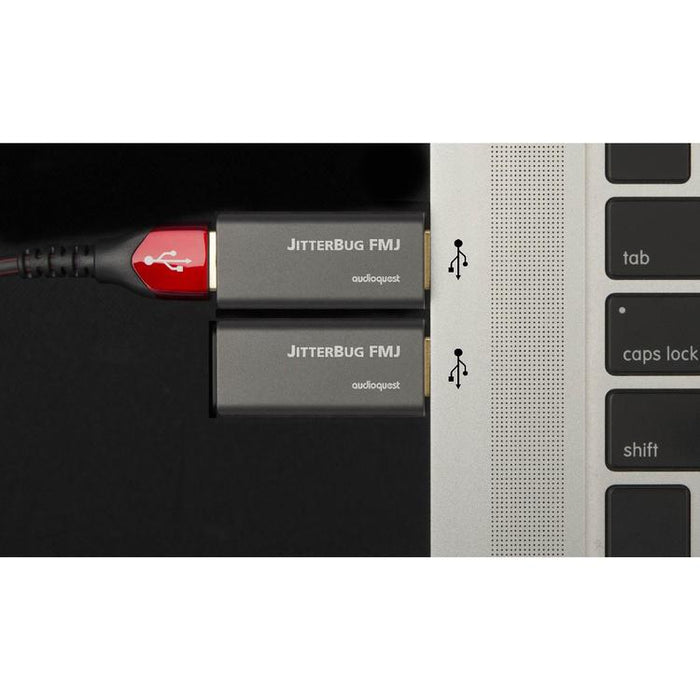 Audioquest JitterBug | Filtre de bruit USB - Full metal jacket - Noir-SONXPLUS Lac St-Jean