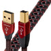 Audioquest Cinnamon | Câble USB A vers USB B - Version USB 2.0 - Conducteur en Argent massif à 1,25% - 1.5 Mètres-Sonxplus Lac St-Jean