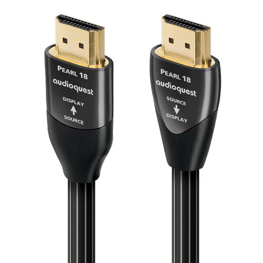 Audioquest Pearl | Câble HDMI actif - Transfert jusqu'à 8K Ultra HD - HDR - eARC - 18 Gbps - 12.5 Mètres-Sonxplus Lac St-Jean