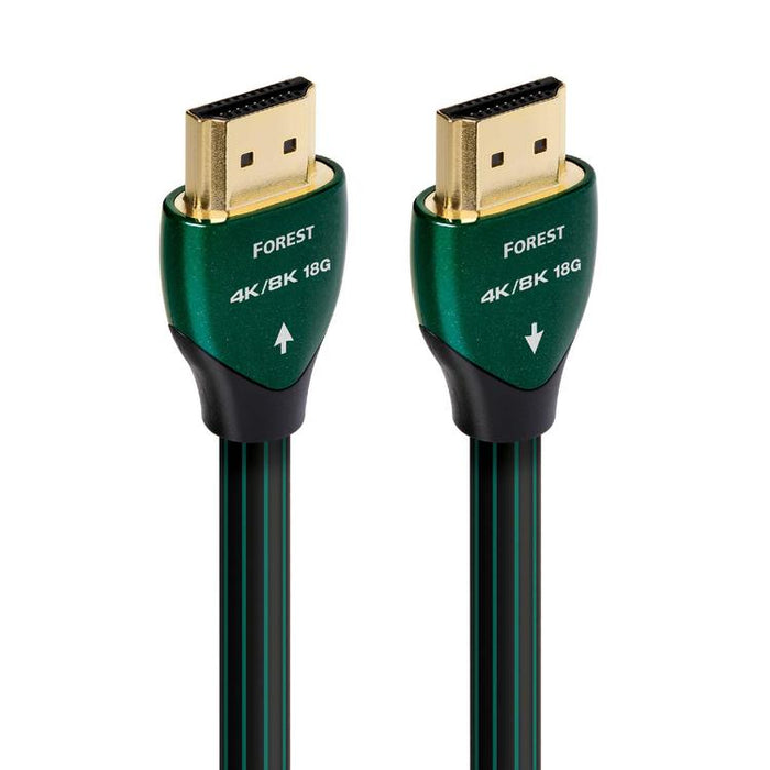 Audioquest Forest | Câble HDMI actif - Transfert jusqu'à 8K Ultra HD - HDR - eARC - 18 Gbps - 7.5 Mètres-Sonxplus Lac St-Jean