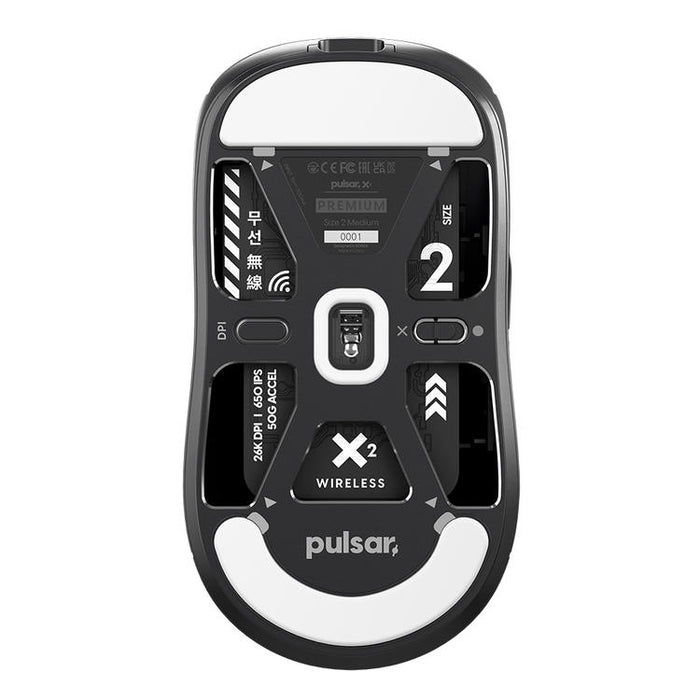 Pulsar PX2PB | Souris sans fil X2 - 70 Heures d'autonomie - Noir premium-SONXPLUS Lac St-Jean